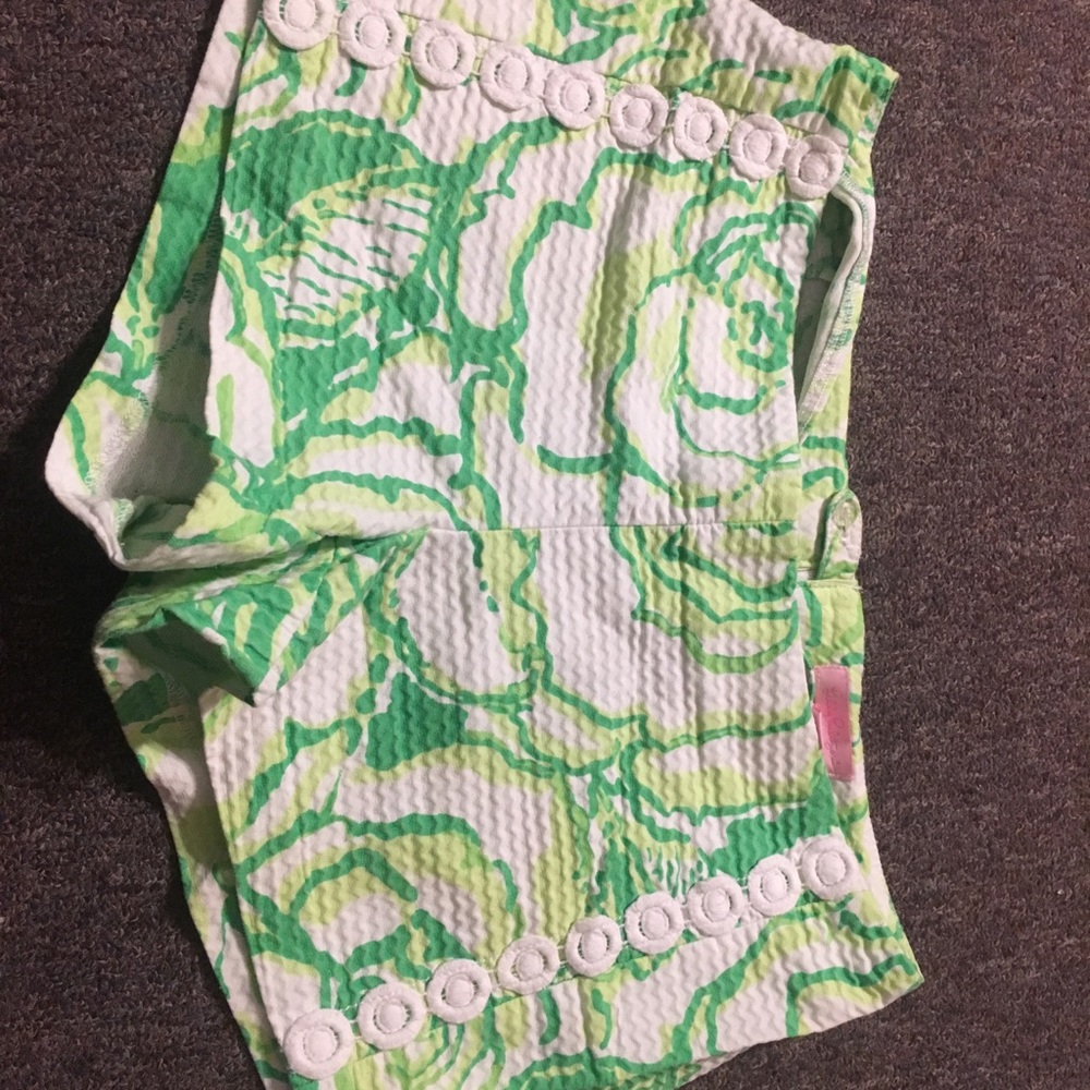Lilly Pulitzer Liza short green size 2